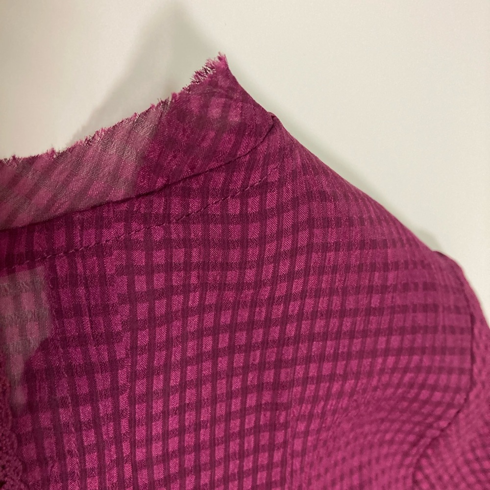 Anthropologie Burgundy (with block print) - Picture 11 of 11